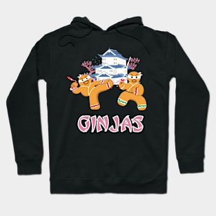 Ginjas Gingerbread Ninjas Funny Christmas Hoodie